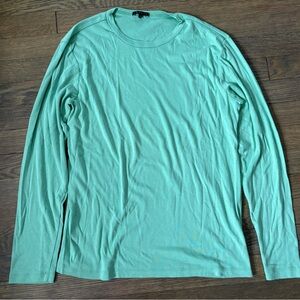 Theory men long sleeve casual cotton shirt size small